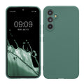 kwmobile Handyhülle für Samsung Galaxy A54 5G Hülle - weiches Handy Silikon Case - Schutzhülle Cover - Tannengrün Tannengrün  