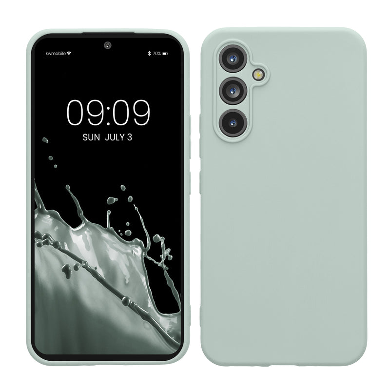 kwmobile Handyhülle für Samsung Galaxy A54 5G Hülle - weiches Handy Silikon Case - Schutzhülle Cover - Cool Mint Cool Mint  
