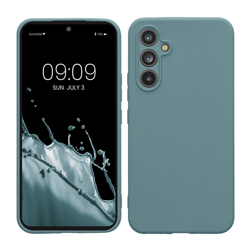 kwmobile Handyhülle für Samsung Galaxy A54 5G Hülle - weiches Handy Silikon Case - Schutzhülle Cover - Antique Stone Antique Stone  