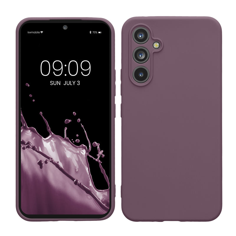 kwmobile Handyhülle für Samsung Galaxy A54 5G Hülle - weiches Handy Silikon Case - Schutzhülle Cover - Helle Iris Helle Iris  