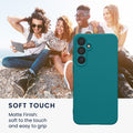 kwmobile Handyhülle für Samsung Galaxy A55 5G - weiches Silikon Case - Schutzhülle Cover