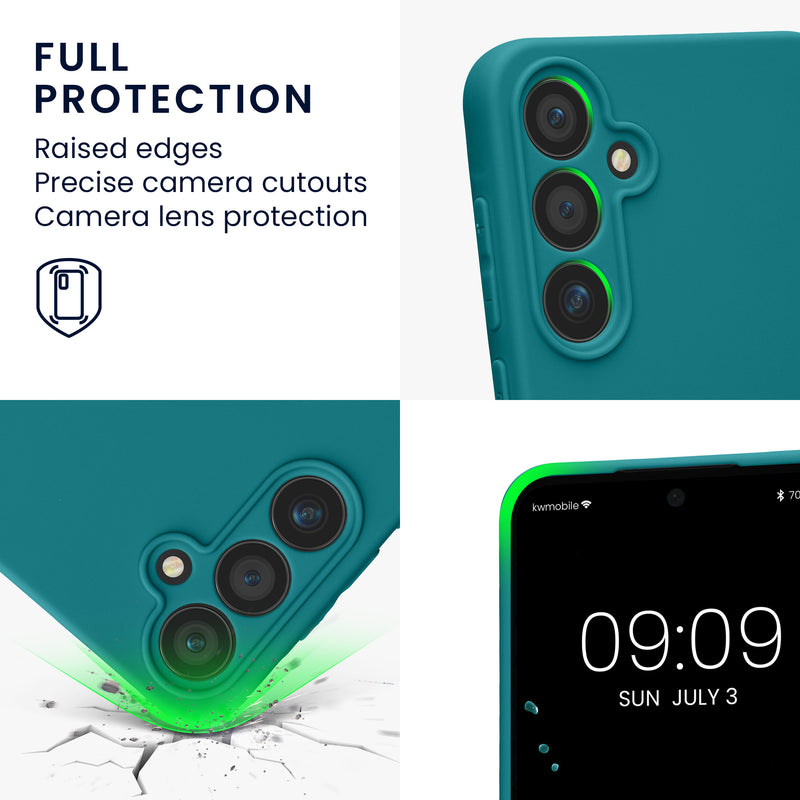 kwmobile Handyhülle für Samsung Galaxy A55 5G - weiches Silikon Case - Schutzhülle Cover