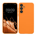 kwmobile Handyhülle für Samsung Galaxy A55 5G Hülle - weiches Handy Silikon Case - Schutzhülle Cover - Fruity Orange Fruity Orange  