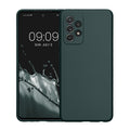 kwmobile Handyhülle für Samsung Galaxy A52 / A52 5G / A52s 5G Hülle - weiche Silikon Case metallisch schimmernd - Schutzhülle Cover