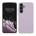 kwmobile Handyhülle für Samsung Galaxy S25 FE Hülle - TPU Case - Kabelloses Laden - Schutzhülle Cover in Lavendel Lavendel  