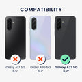 kwmobile Handyhülle für Samsung Galaxy A37 5G - Case mit TPU Bumper - Stoßfestes Hardcase - Schutzhülle Cover