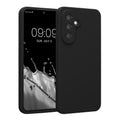 kwmobile Hülle kompatibel mit Samsung Galaxy A56 5G - Hülle Silikon gummiert - Handyhülle - Handy Case in Schwarz Schwarz  