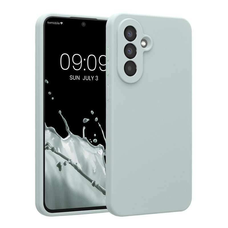kwmobile Hülle kompatibel mit Samsung Galaxy A56 5G - Hülle Silikon gummiert - Handyhülle - Handy Case in Cool Mint Cool Mint  