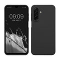 kwmobile Handyhülle für Samsung Galaxy A17 4G / 5G Hülle - Case Silikon - Kabelloses Laden - Schutzhülle Cover in Schwarz matt Schwarz matt  
