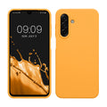 kwmobile Handyhülle für Samsung Galaxy A17 4G / 5G Hülle - Case Silikon - Kabelloses Laden - Schutzhülle Cover in Fruity Orange Fruity Orange  