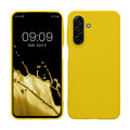 kwmobile Handyhülle für Samsung Galaxy A17 4G / 5G Hülle - TPU Case - Kabelloses Laden - Schutzhülle Cover in Strahlend Gelb Strahlend Gelb  