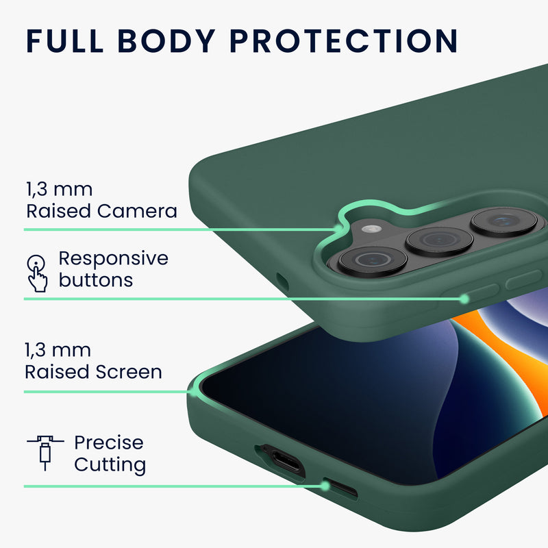 kwmobile Handyhülle für Samsung Galaxy S26 Plus Hülle - Case Silikon - Kabelloses Laden - Schutzhülle Cover
