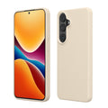 kwmobile Handyhülle für Samsung Galaxy S26 Plus Hülle - Case Silikon - Kabelloses Laden - Schutzhülle Cover in Creme Creme  
