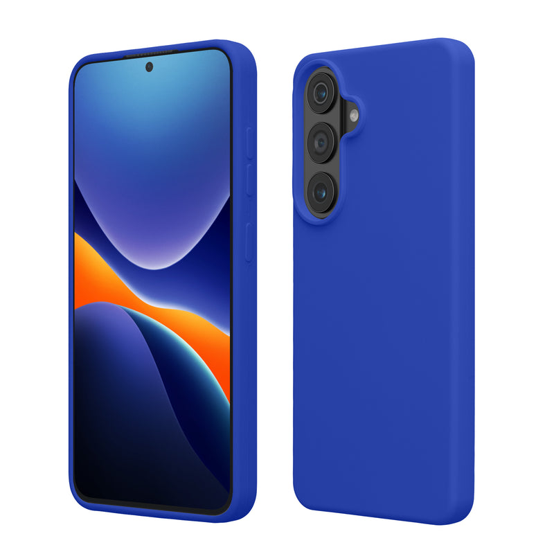 kwmobile Handyhülle für Samsung Galaxy S26 Plus Hülle - Case Silikon - Kabelloses Laden - Schutzhülle Cover in Baltik Blau Baltik Blau  