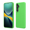 kwmobile Handyhülle für Samsung Galaxy S26 Plus Hülle - Case Silikon - Kabelloses Laden - Schutzhülle Cover in Limettengrün Limettengrün  