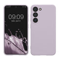 kwmobile Handyhülle für Samsung Galaxy S23 Hülle - weiches Handy Silikon Case - Schutzhülle Cover - Lavendel Lavendel  