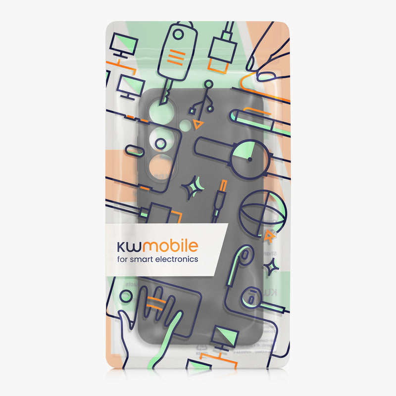 kwmobile Handyhülle für Samsung Galaxy S24 Hülle - weiches Handy Silikon Case - Schutzhülle Cover