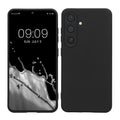 kwmobile Handyhülle für Samsung Galaxy S24 Hülle - weiches Handy Silikon Case - Schutzhülle Cover - Schwarz Schwarz  