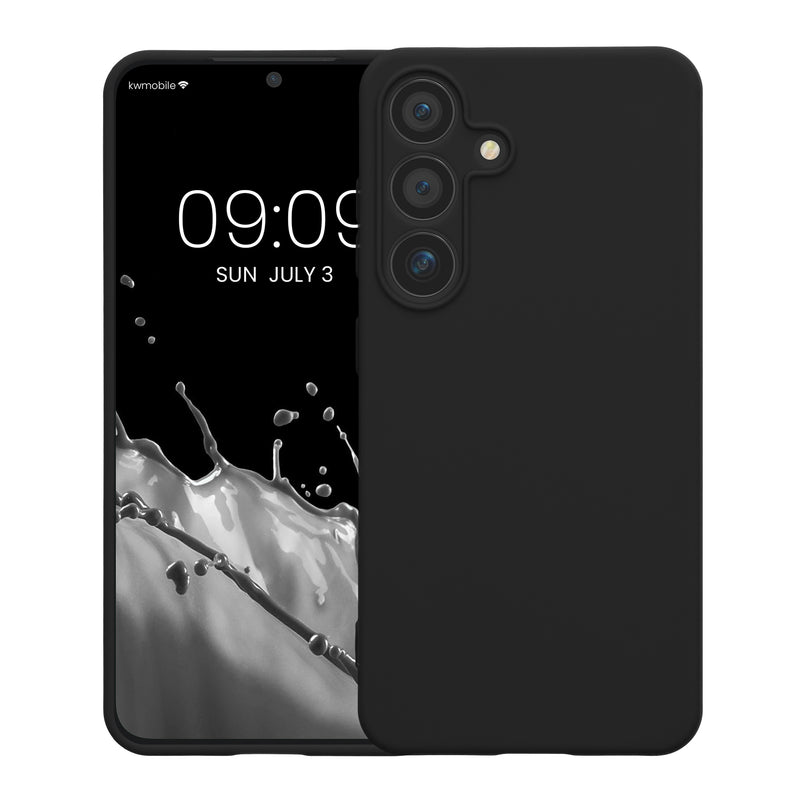 kwmobile Handyhülle für Samsung Galaxy S25 Hülle - weiches Handy Silikon Case - Schutzhülle Cover