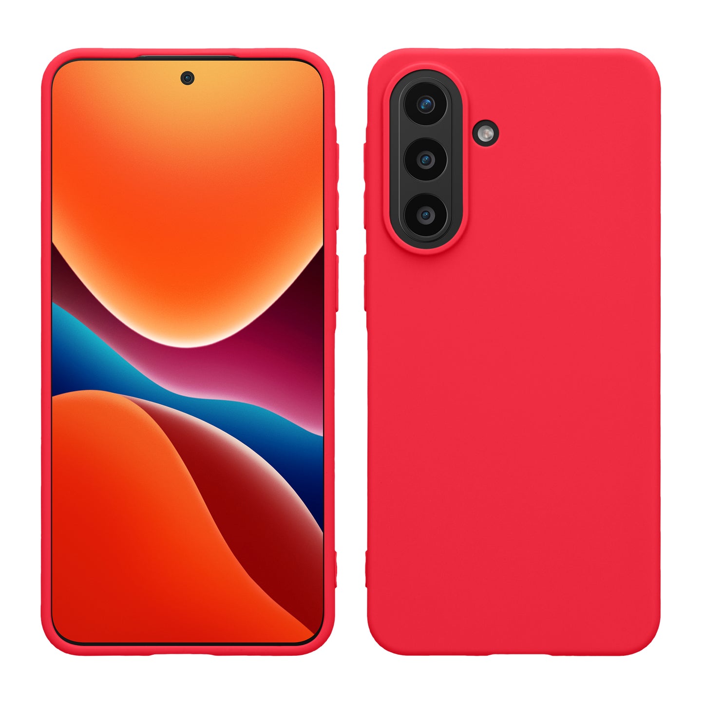 kwmobile Handyhülle für Samsung Galaxy A57 5G Hülle - TPU Case - Kabelloses Laden - Schutzhülle Cover in Neon Pink Neon Pink  