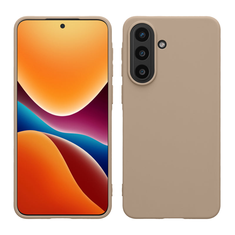 kwmobile Handyhülle für Samsung Galaxy A57 5G Hülle - TPU Case - Kabelloses Laden - Schutzhülle Cover in Creme matt Creme matt  
