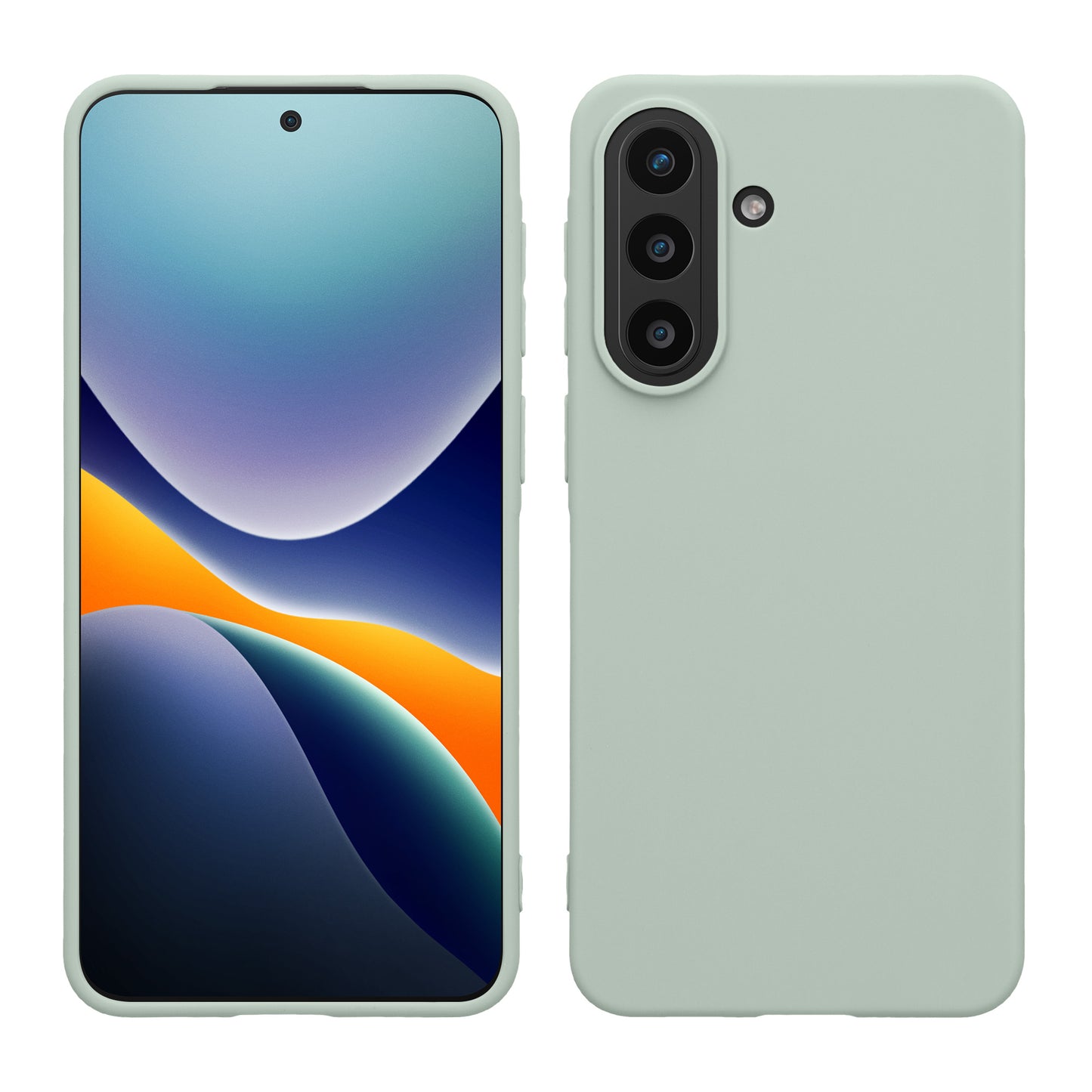 kwmobile Handyhülle für Samsung Galaxy A57 5G Hülle - TPU Case - Kabelloses Laden - Schutzhülle Cover in Cool Mint Cool Mint  