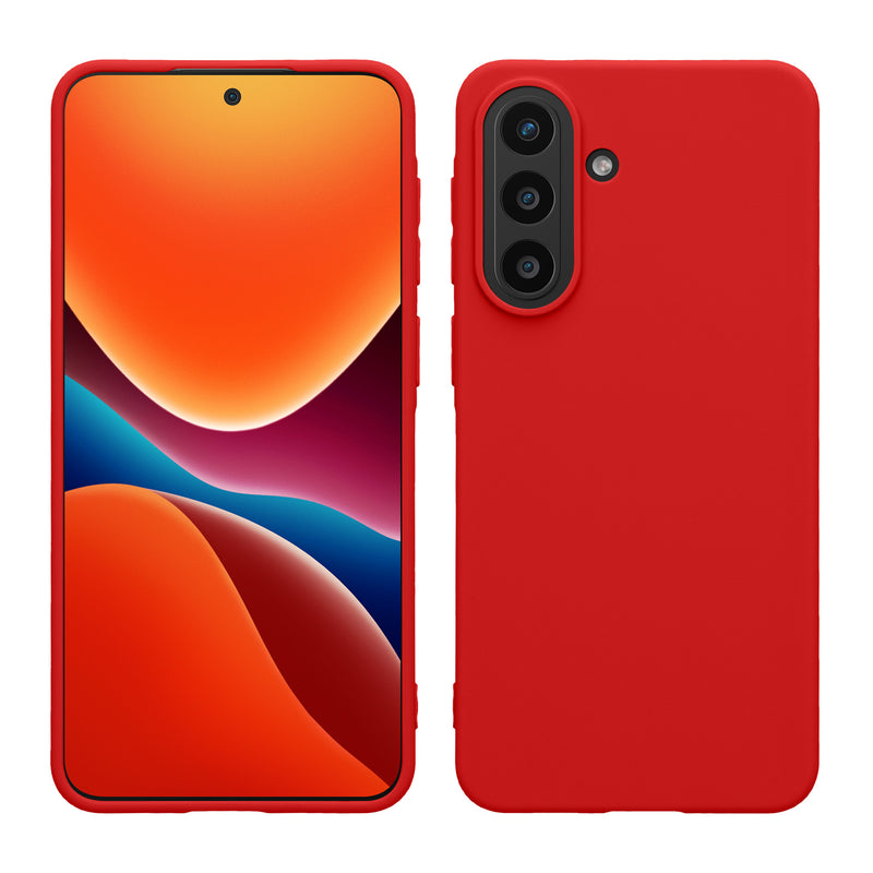 kwmobile Handyhülle für Samsung Galaxy A57 5G Hülle - TPU Case - Kabelloses Laden - Schutzhülle Cover in Klassisch Rot Klassisch Rot  