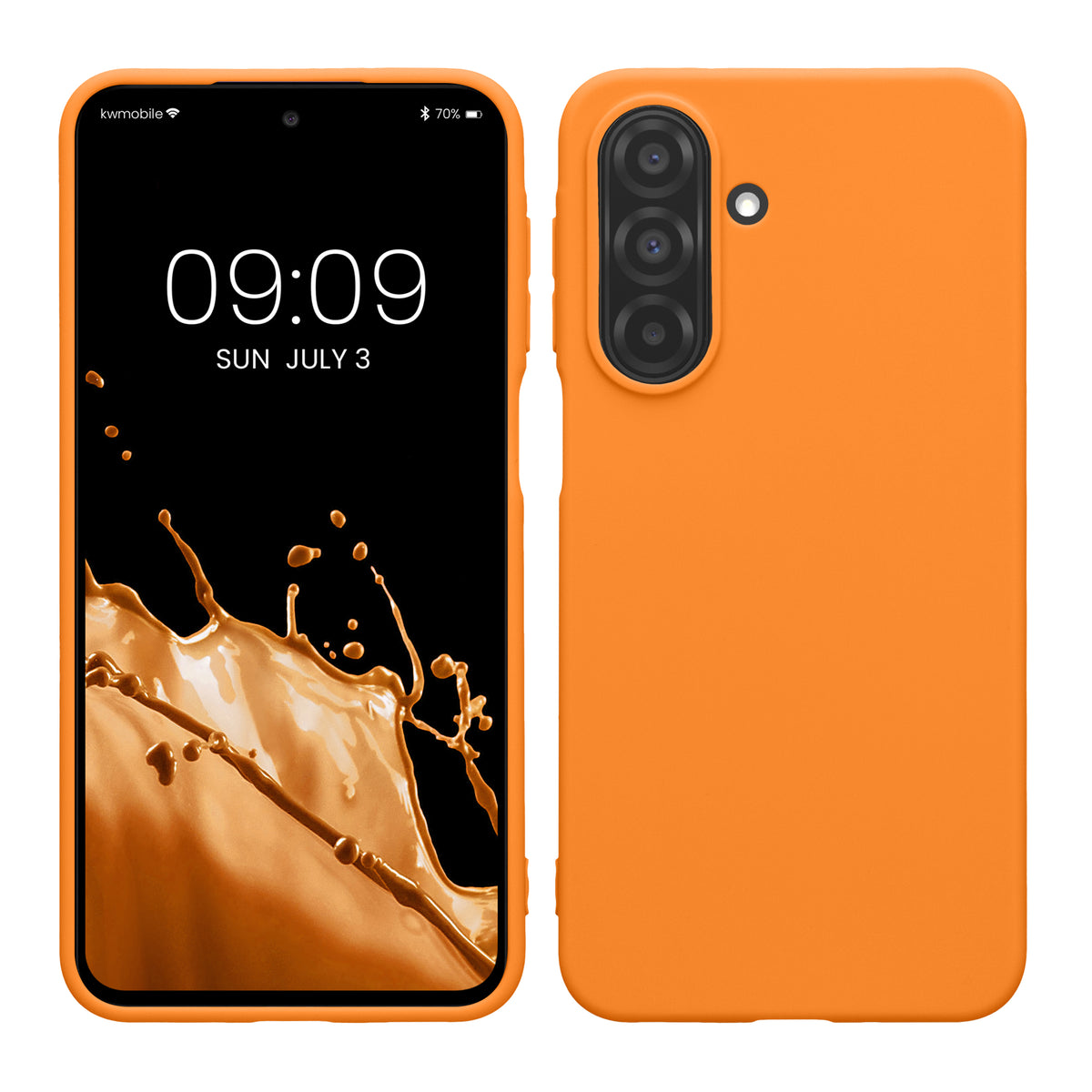 Samsung Galaxy A27 5G Silikon Handyhülle Fruity Orange