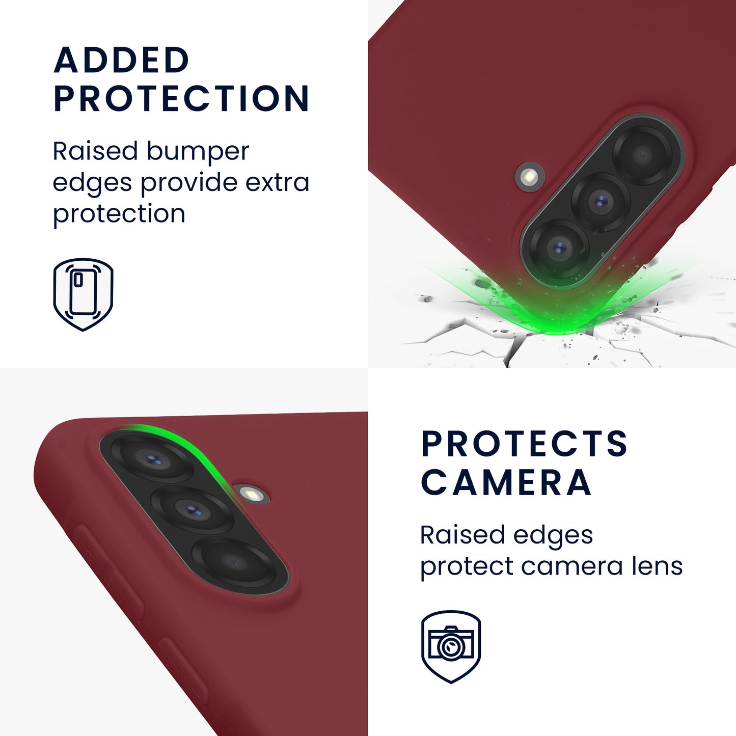 kwmobile Handyhülle für Samsung Galaxy A37 5G - Kabelloses Laden - Schutzhülle Cover