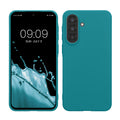 kwmobile Handyhülle für Samsung Galaxy A37 5G Hülle - TPU Case - Kabelloses Laden - Schutzhülle Cover in Petrol matt Petrol matt  