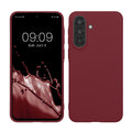 kwmobile Handyhülle für Samsung Galaxy A37 5G Hülle - TPU Case - Kabelloses Laden - Schutzhülle Cover in Bordeaux Violett Bordeaux Violett  