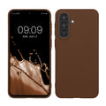 kwmobile Handyhülle für Samsung Galaxy A37 5G Hülle - TPU Case - Kabelloses Laden - Schutzhülle Cover in Chocolate Chocolate  