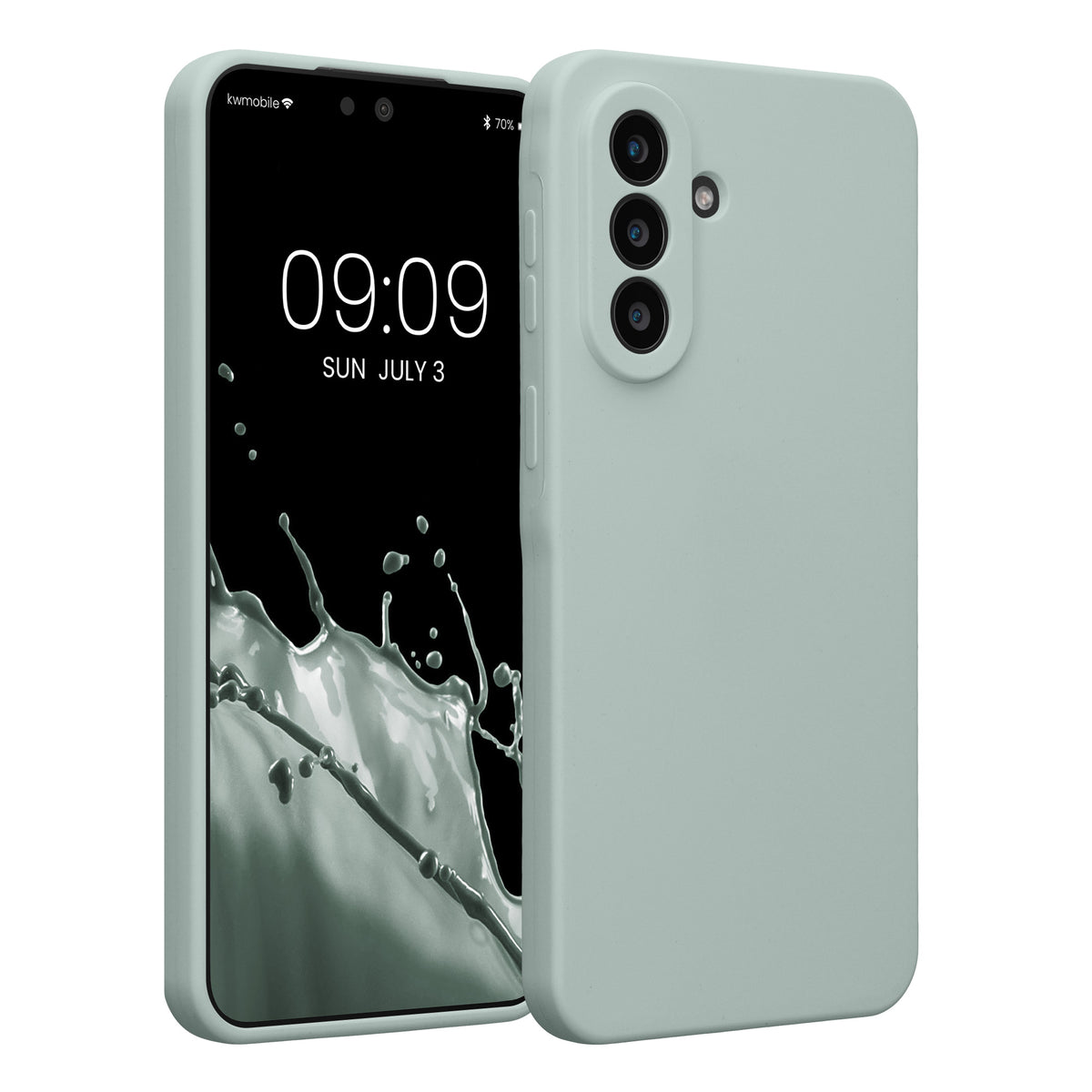 Samsung Galaxy A57 5G Silikon Handyhülle Cool Mint