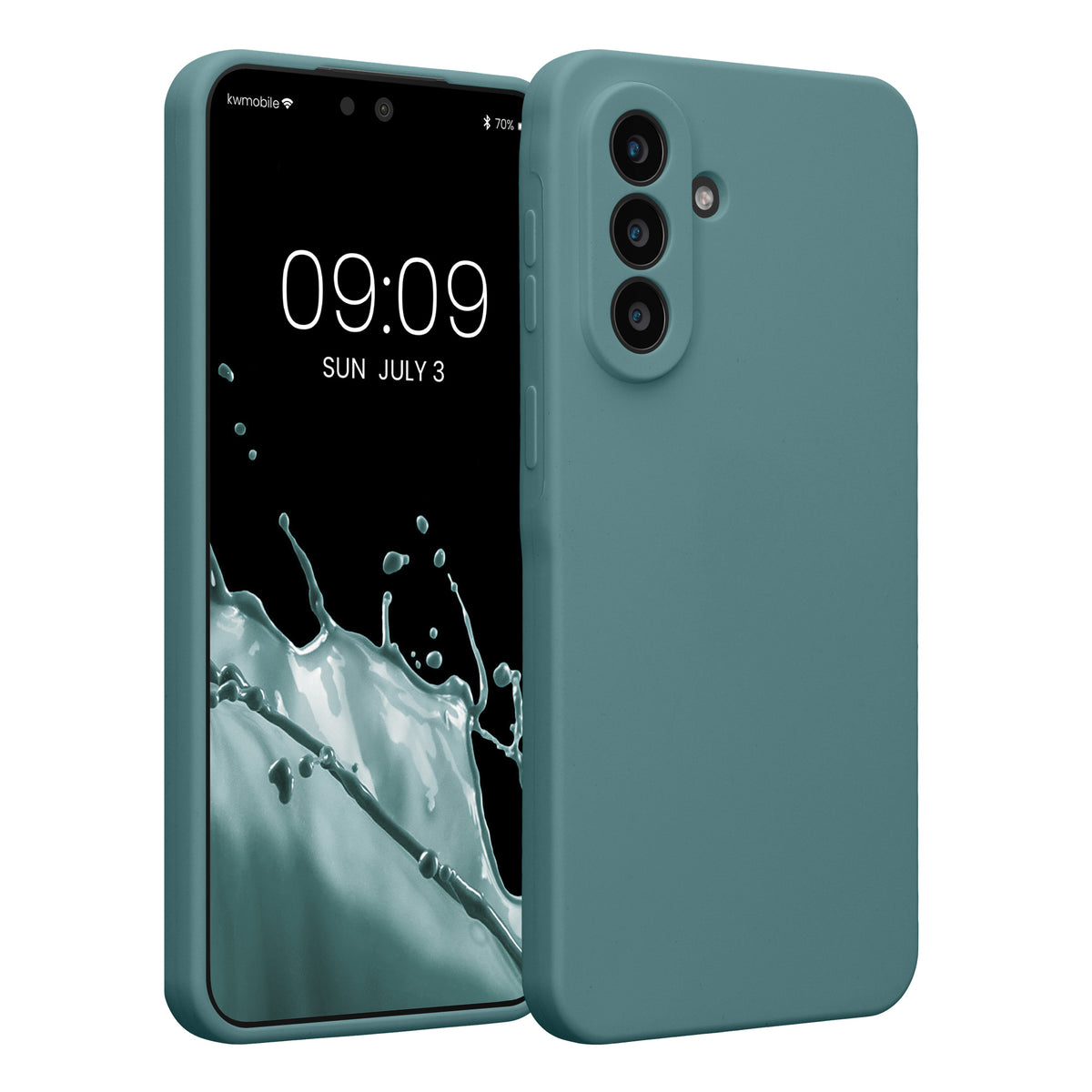 Samsung Galaxy A57 5G Silikon Handyhülle Arctic Night