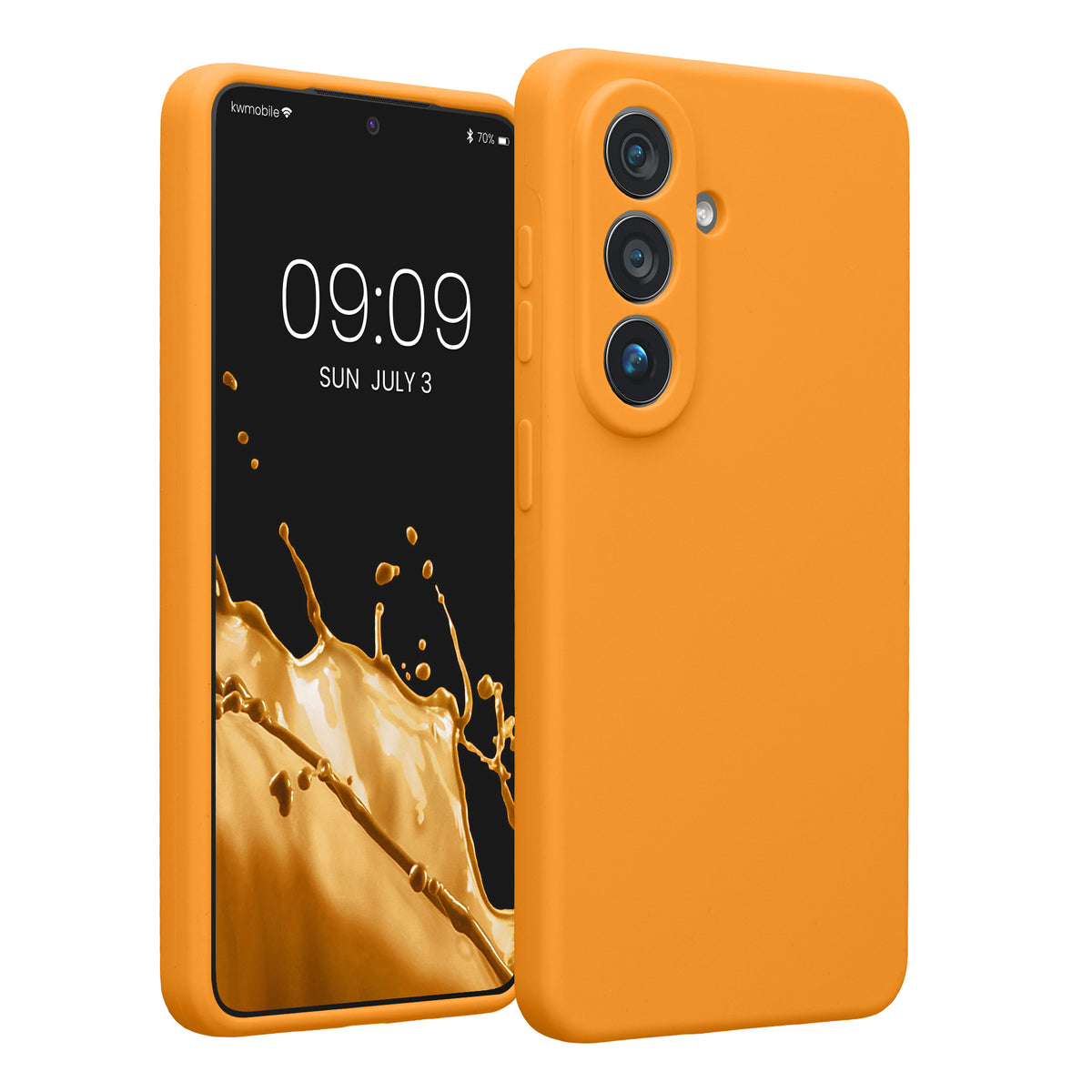 Samsung Galaxy S26 Silikon Handyhülle Fruity Orange