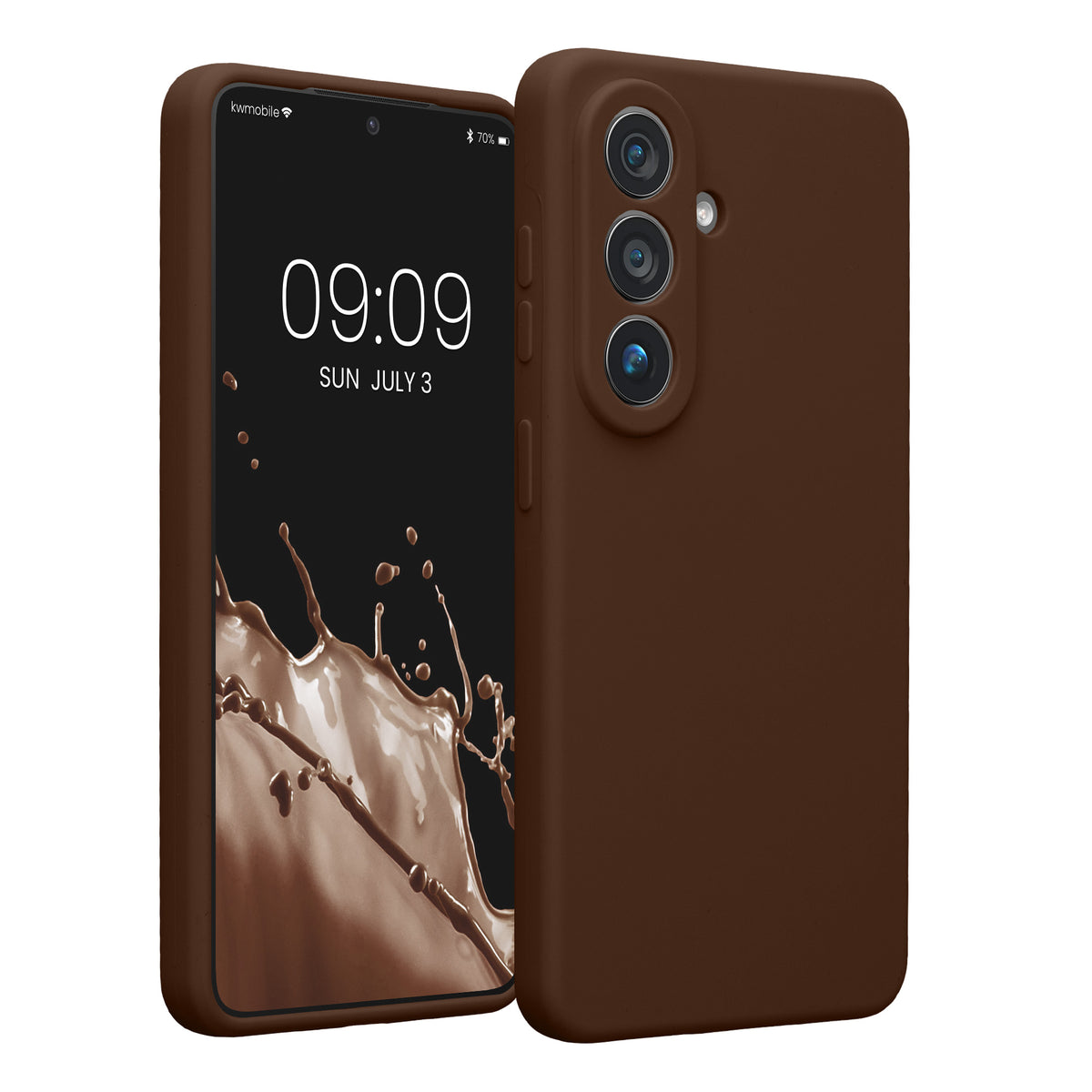 Samsung Galaxy S26 Silikon Handyhülle Chocolate