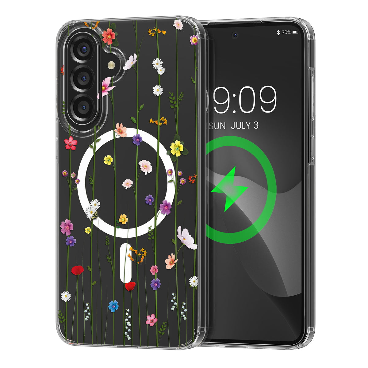 Samsung Galaxy A56 5G Acryl Handyhülle mit MagSafe Mehrfarbig