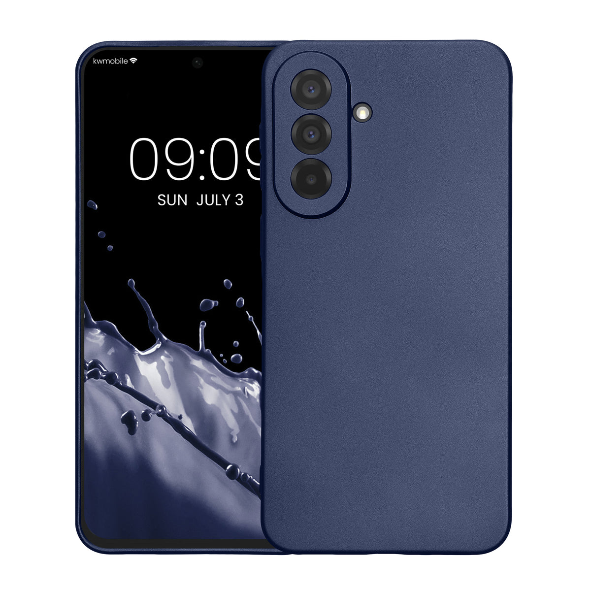Samsung Galaxy A37 5G Silikon Handyhülle metallisch KWM000022AB003C