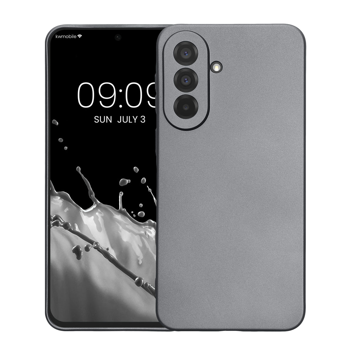 Samsung Galaxy A37 5G Silikon Handyhülle metallisch KWM000022AB004C