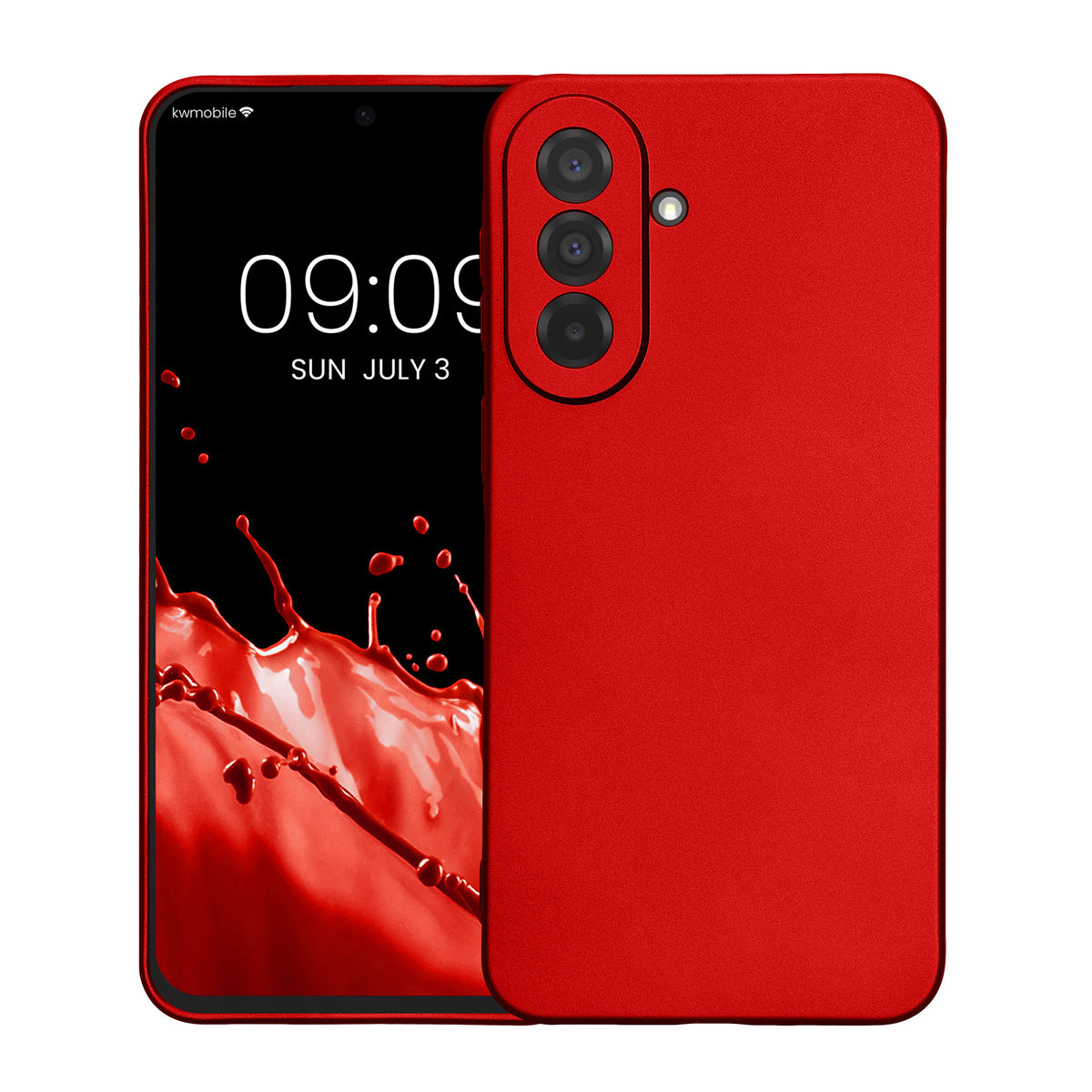Samsung Galaxy A37 5G Silikon Handyhülle metallisch KWM000022AB007C