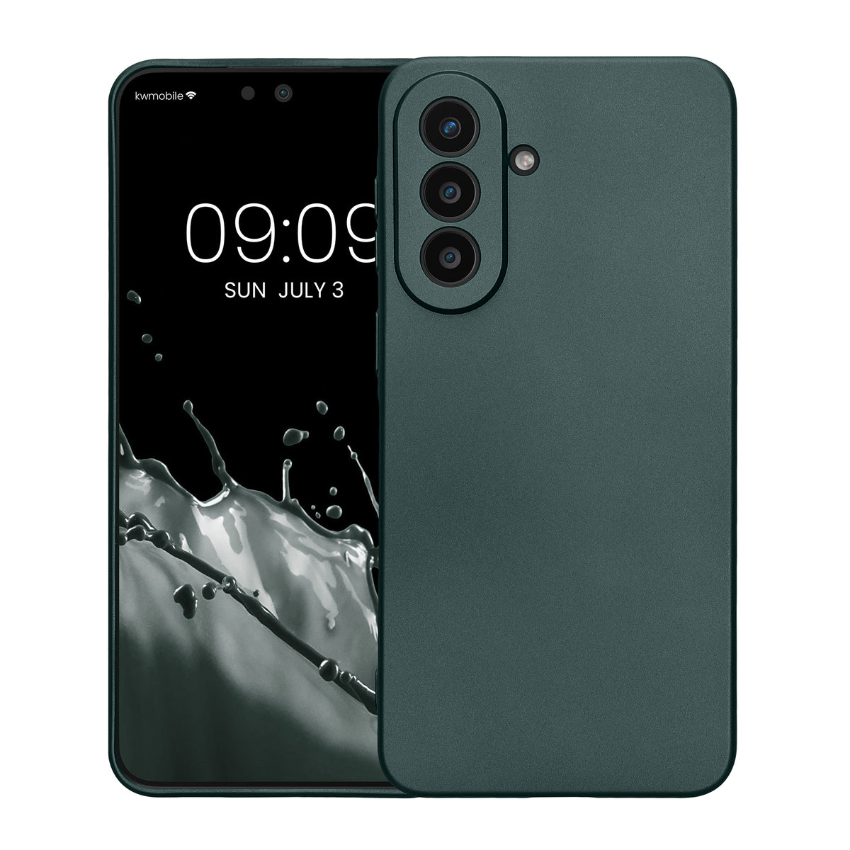 Samsung Galaxy A57 5G Silikon Handyhülle metallisch KWM000022AC002C