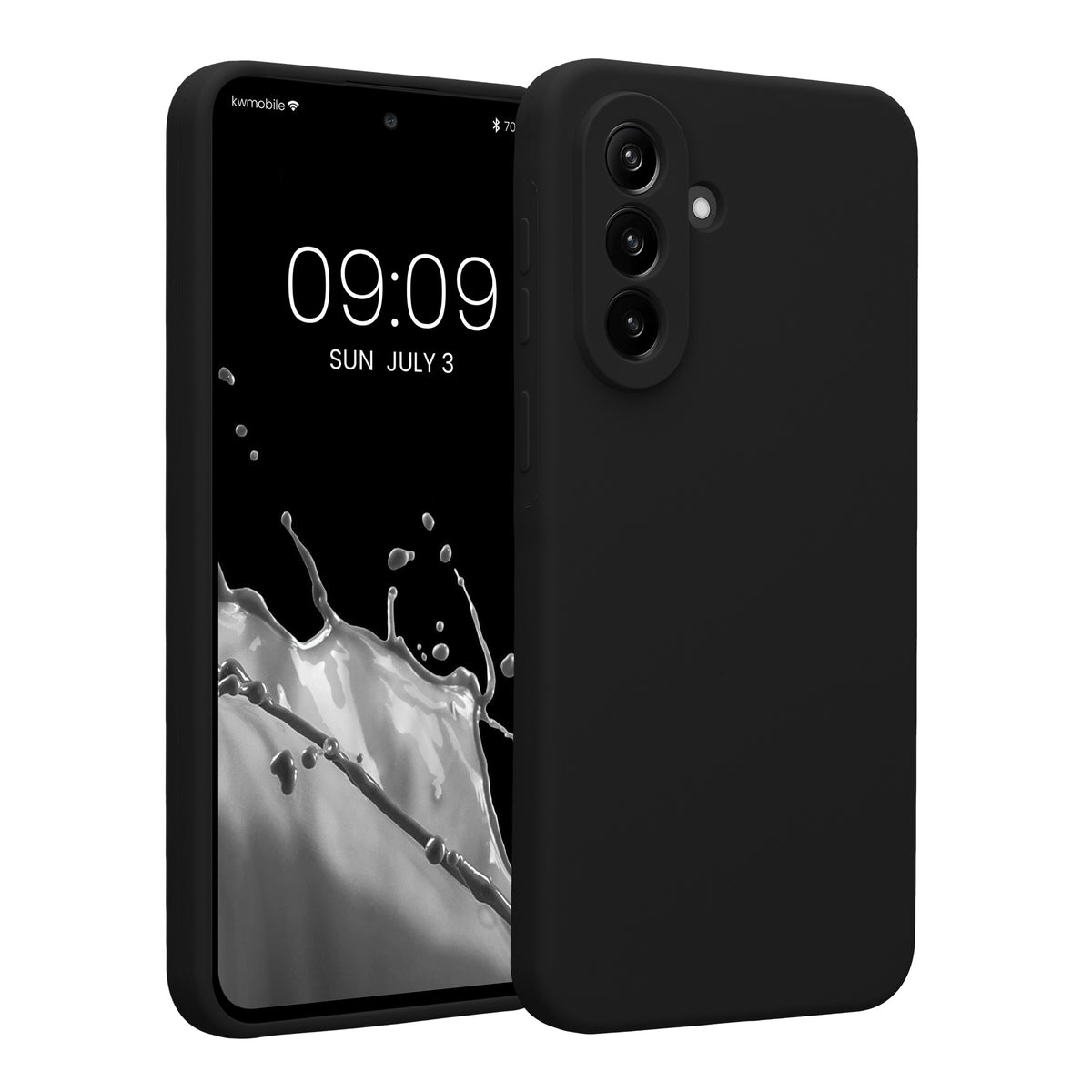 Samsung Galaxy A37 5G Silikon Handyhülle Schwarz