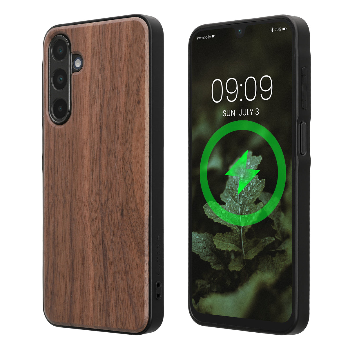 Samsung Galaxy A16 5G Holz Handyhülle mit MagSafe Dunkelbraun KWM000022AJ001C