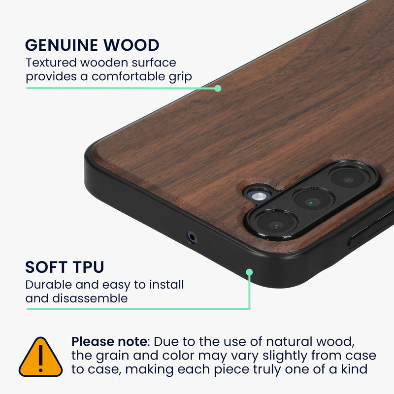 Samsung Galaxy A16 5G Holz Handyhülle mit MagSafe Dunkelbraun KWM000022AJ001C