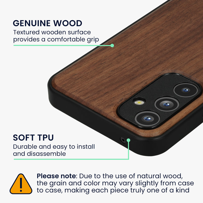 Samsung Galaxy A54 5G Holz Handyhülle mit MagSafe Dunkelbraun KWM000022AN001C