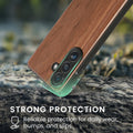 Samsung Galaxy S26 Holz Handyhülle Dunkelbraun KWM000022AO001C
