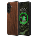 Samsung Galaxy A57 5G Holz Handyhülle mit MagSafe Dunkelbraun