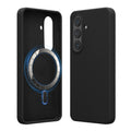 Samsung Galaxy S26 Plus Silikon Handyhülle mit MagSafe Schwarz