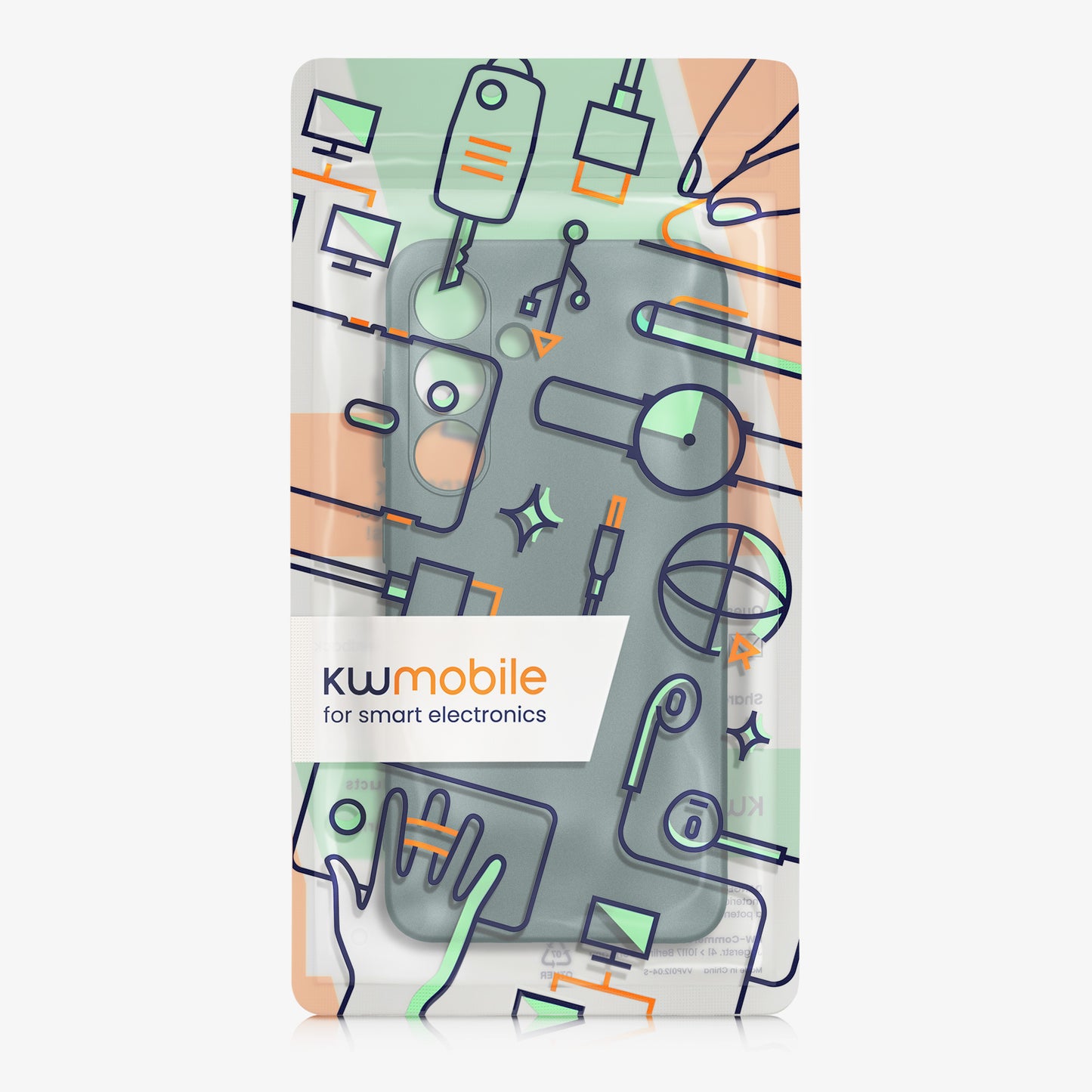 kwmobile Handyhülle für Samsung Galaxy S24 Hülle - weiche Silikon Case metallisch schimmernd - Schutzhülle Cover - Metallic Petrol Metallic Petrol