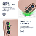 kwmobile Handyhülle für Samsung Galaxy S26 Hülle - weiche Silikon Case metallisch schimmernd - Schutzhülle Cover - Metallic Rosegold Metallic Rosegold